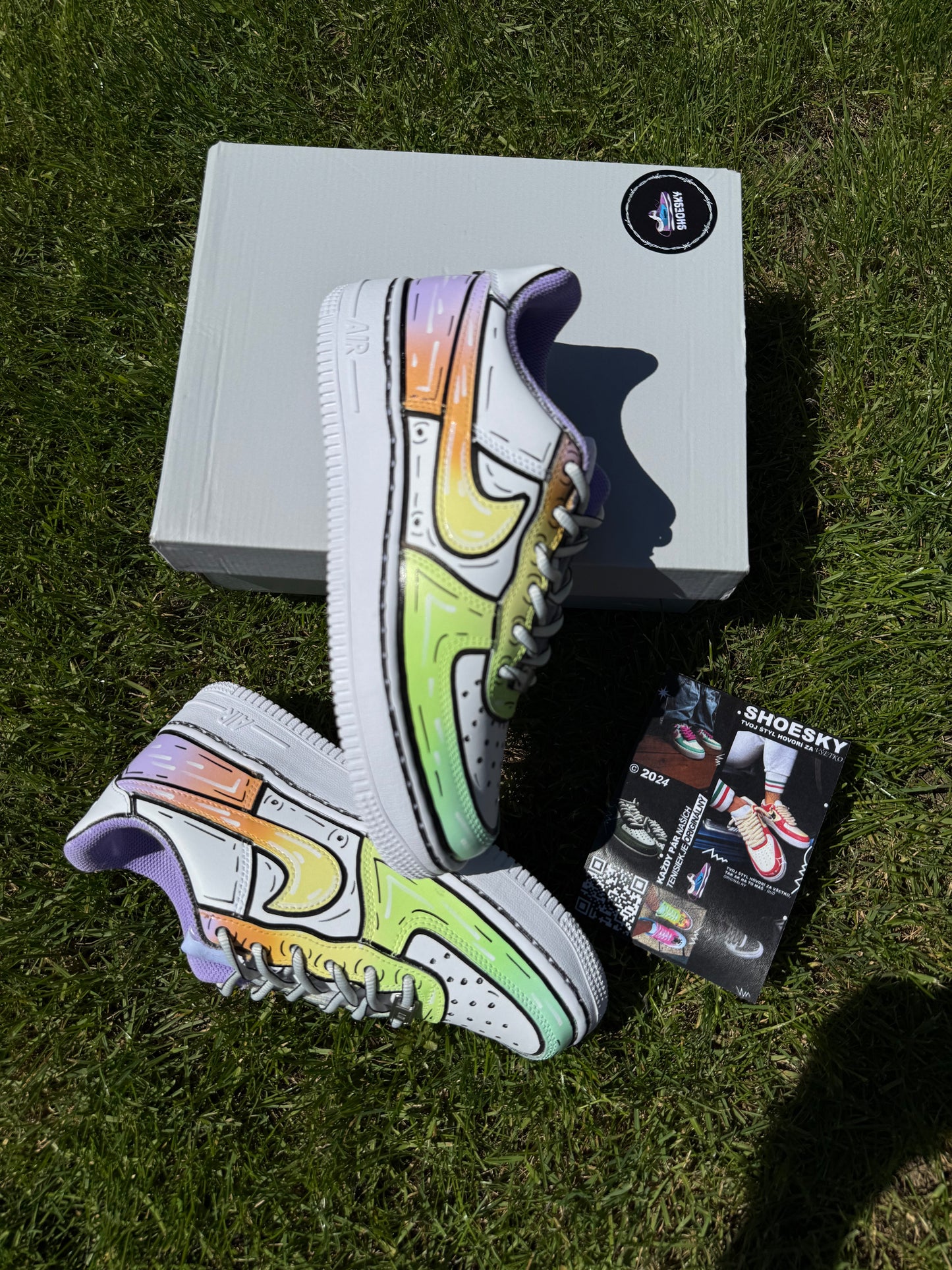 NIKE  AF1 - PASTEL RAINBOW