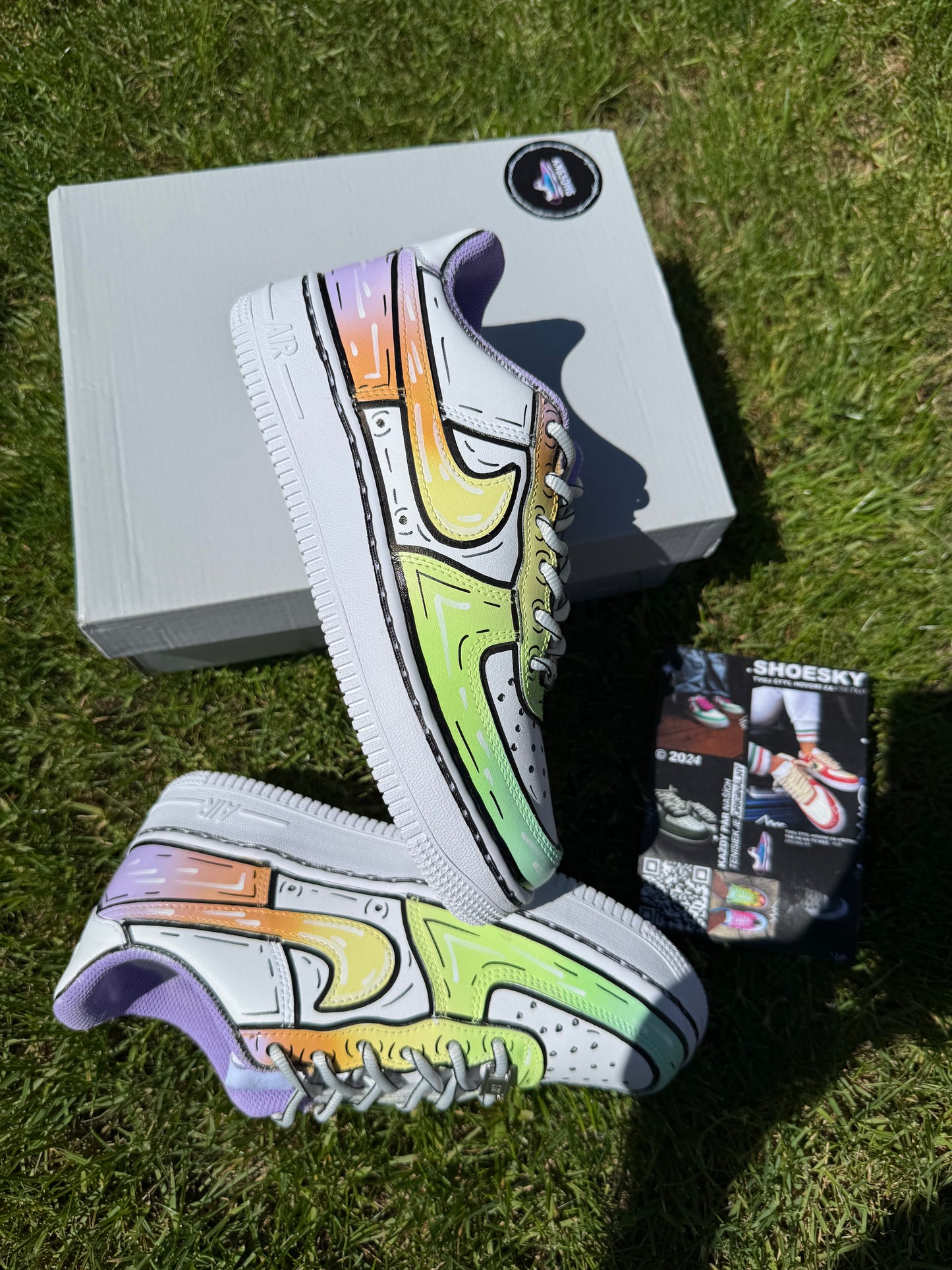 NIKE  AF1 - PASTEL RAINBOW