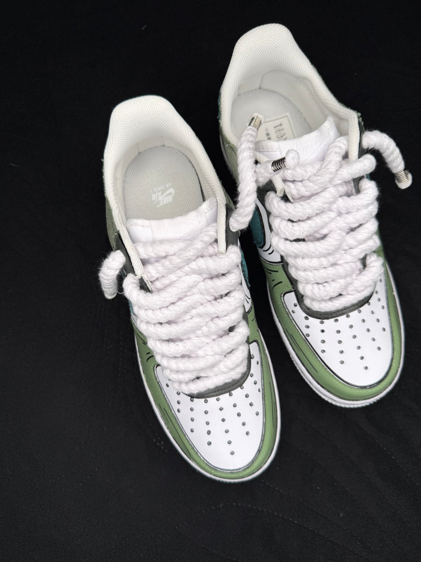 NIKE AIR FORCE 1 COMICCS DENIM GREEN